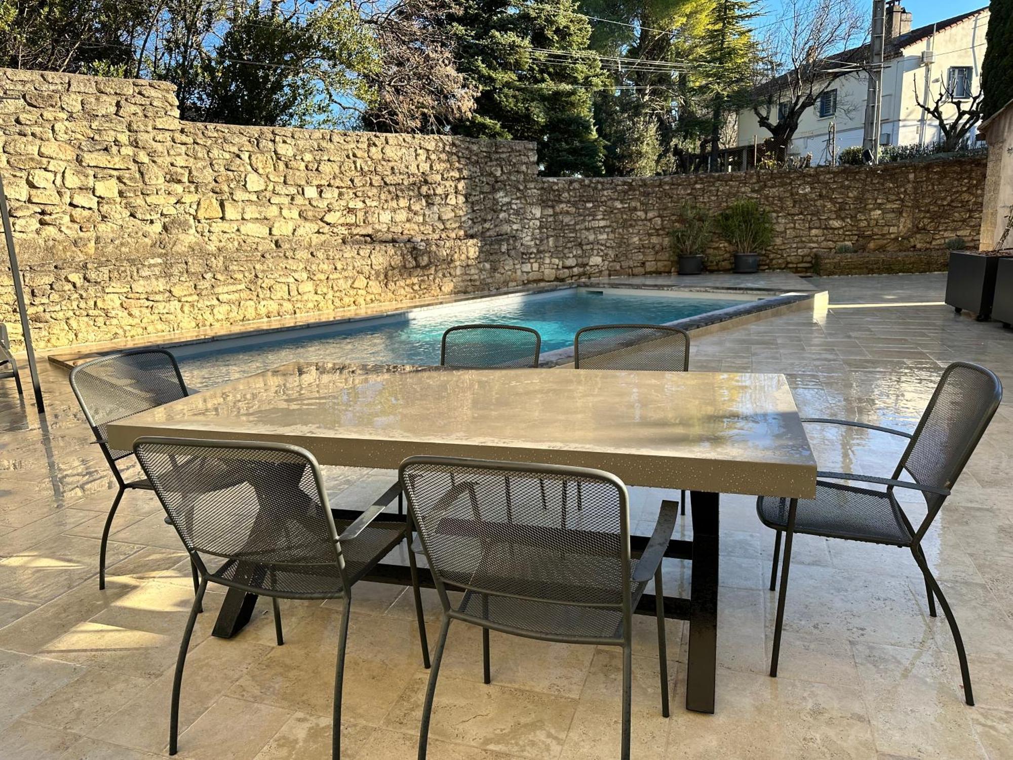 Appartement Avec Piscine Privee Dans Residence Pour 6 Personnes ユゼ エクステリア 写真